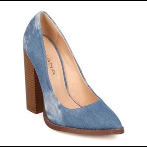 Liliana Denim Heels